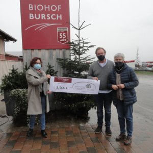 Weihnachtsspende des Biohof Bursch