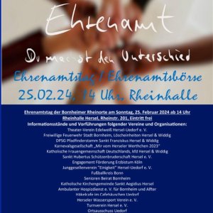 Wir waren dabei! Ehrenamtstag am 25.02.2024 in der Rheinhalle in Hersel