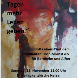 Den Tagen mehr Leben geben