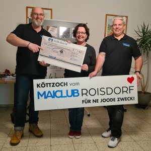 Spendenübergabe des Maiclub Roisdorf e.V.